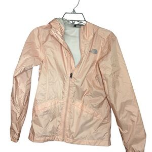The North Face Girls Windbreaker Jacket Pink Mesh Lined Size L 14/16